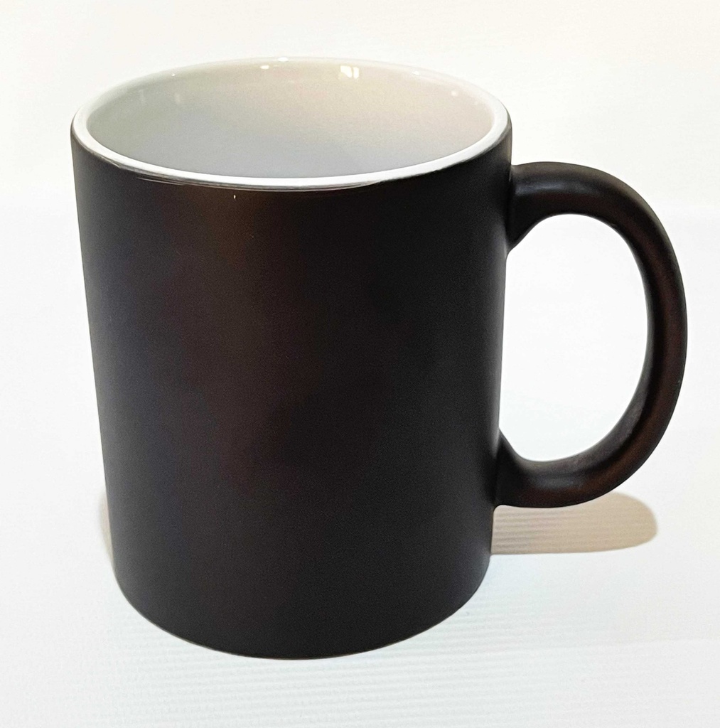 كوب سيراميك أسود سحري مطفي 11oz 