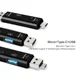  5in1  متعدد الوظائف USB 2.0  نوع C/Usb /Micro Usb/Tf/SD قارئ بطاقة الذاكرة OTG