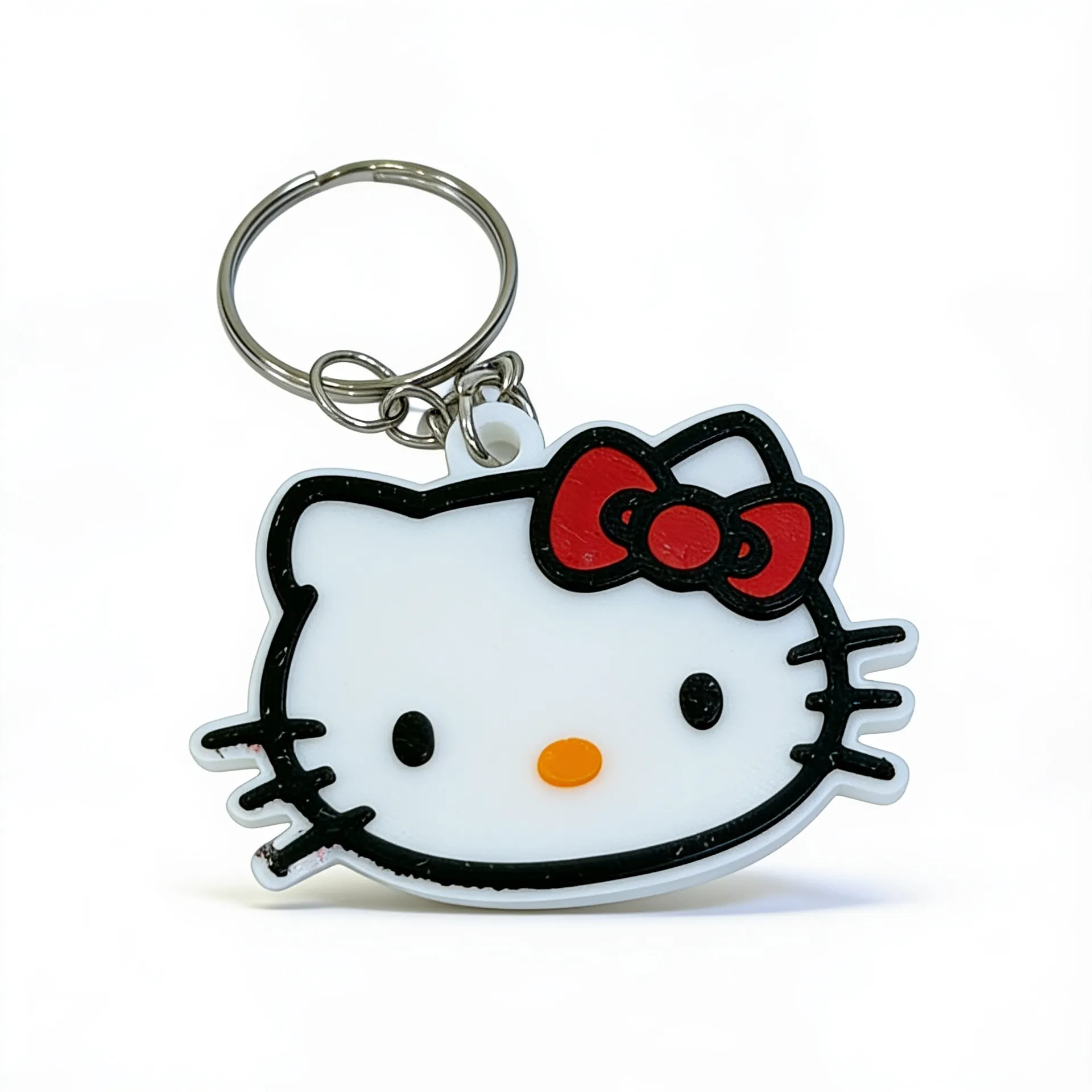 Hello Kitty Face Keychain