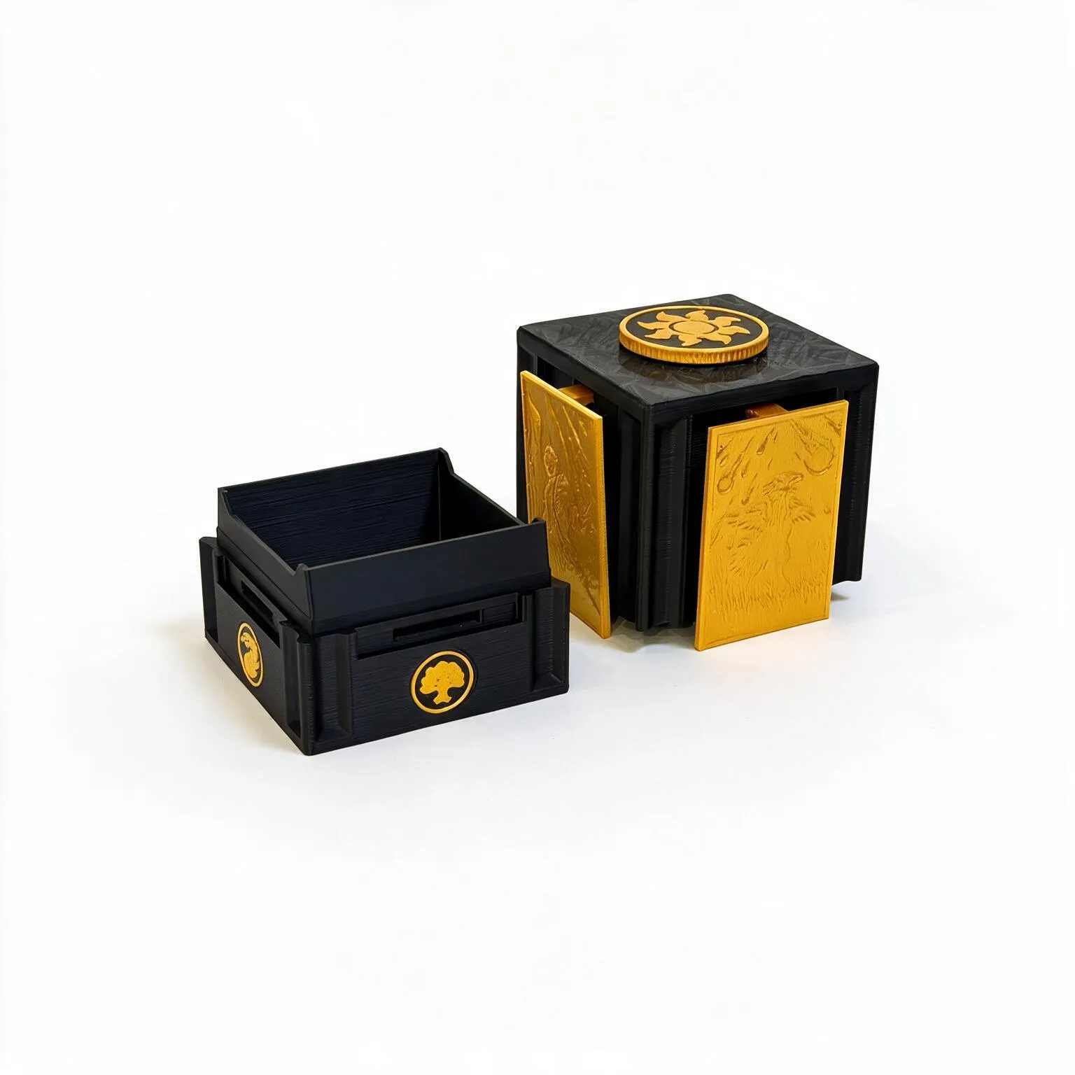 MTG Commander Deck Box with Sliding Panel Lock