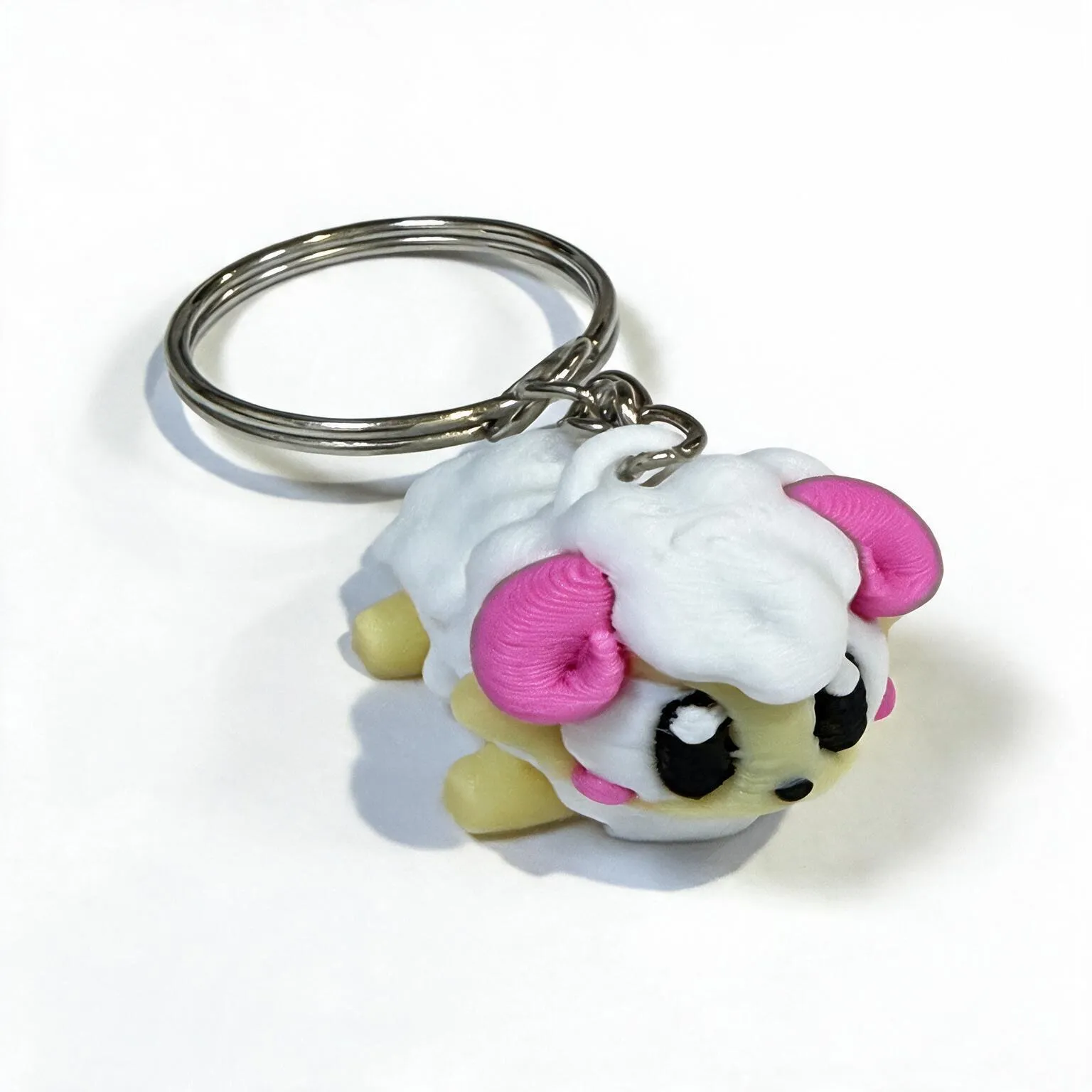 Pink Sheep Keychain
