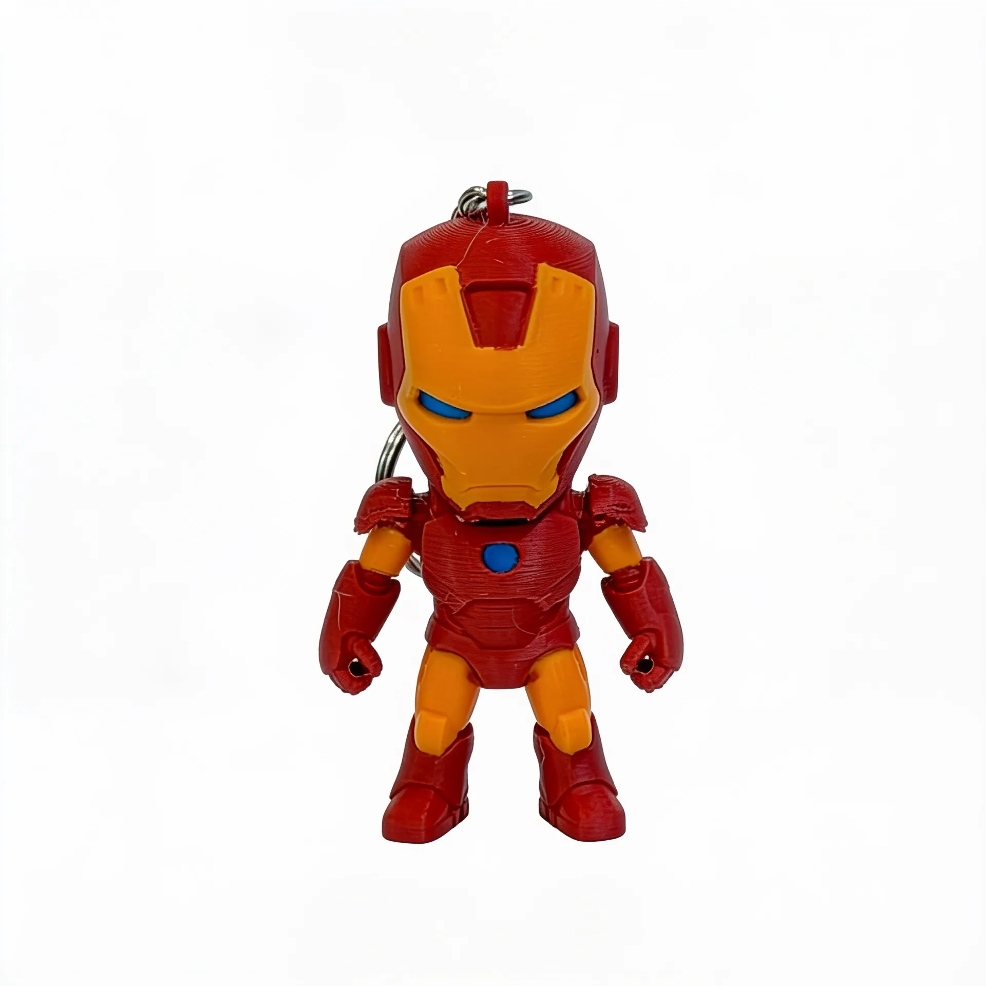Red Armored Hero Keychain