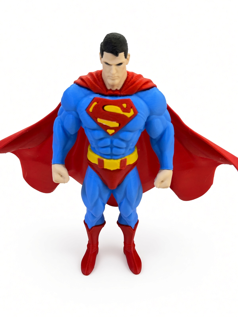 Classic Superman 3D Printed Figure