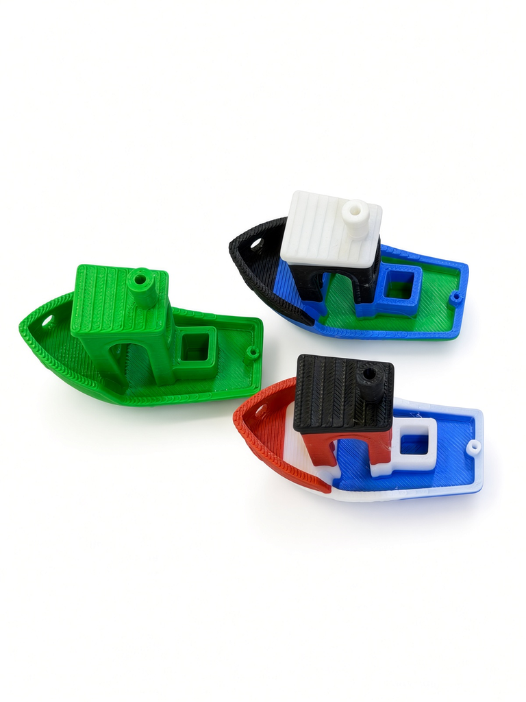 Colourful Mini Benchy Boat