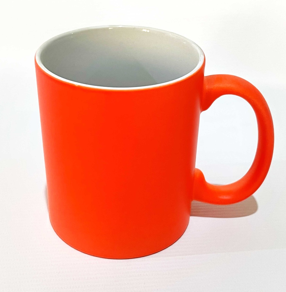 Printable white ceramic mug   (Red)